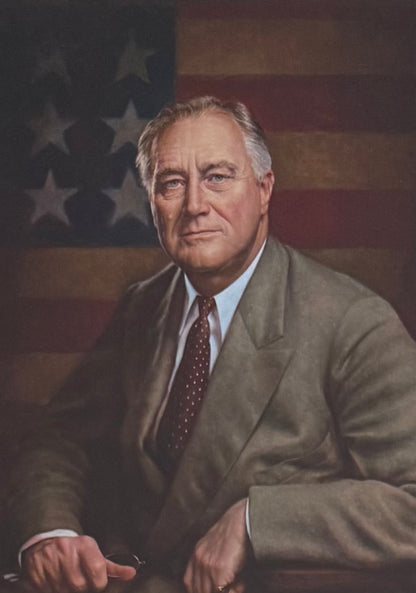 Franklin D. Roosevelt, 32nd American President, Hand Signed Letter Presentation, With COA