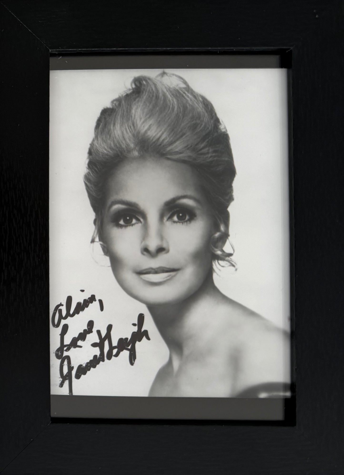 Janet Leigh, Hollywood Actress, Hand Signed Original Publicity Photo & COA
