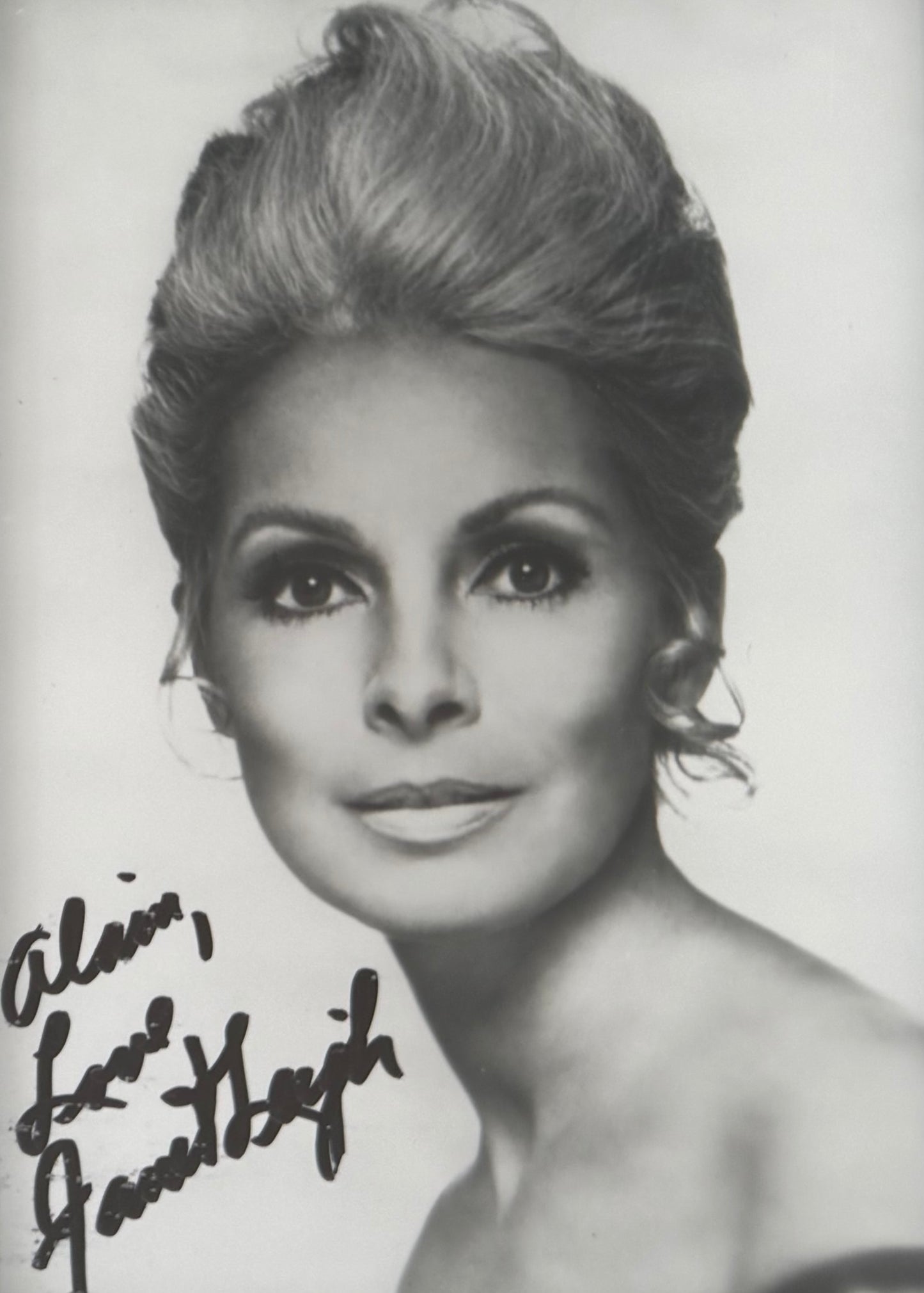 Janet Leigh, Hollywood Actress, Hand Signed Original Publicity Photo & COA