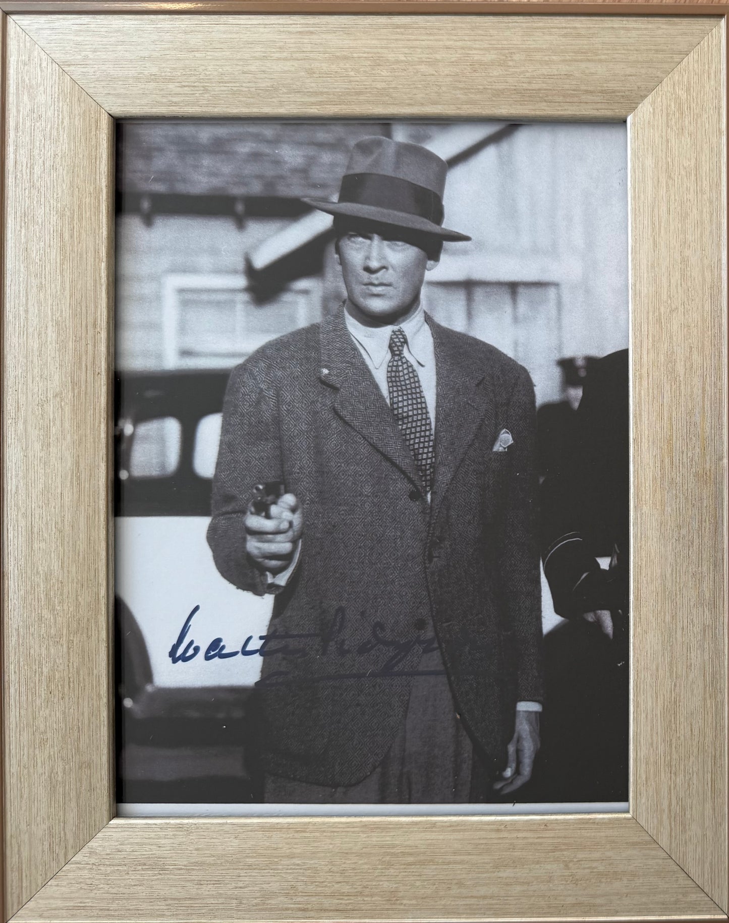 Walter Pidgeon, Hand Signed Framed, Mounted Original Publicity Photo With COA