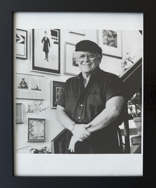 Rod Steiger Hand Signed Framed (25x20cm) Photo Presentation With COA