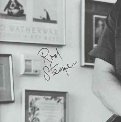 Rod Steiger Hand Signed Framed (25x20cm) Photo Presentation With COA