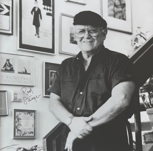 Rod Steiger Hand Signed Framed (25x20cm) Photo Presentation With COA