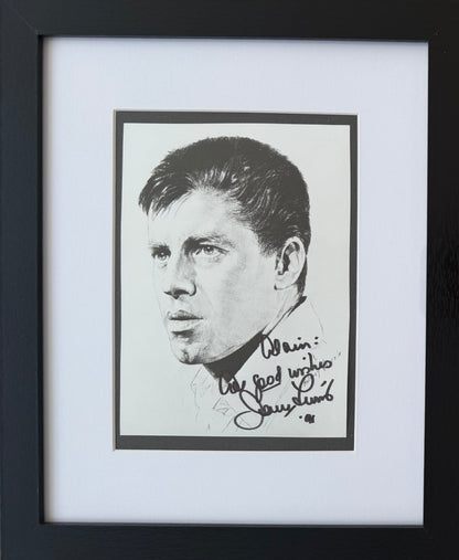 Jerry Lewis, Comedian, Actor, Hand Signed Original Photo Presentation & COA