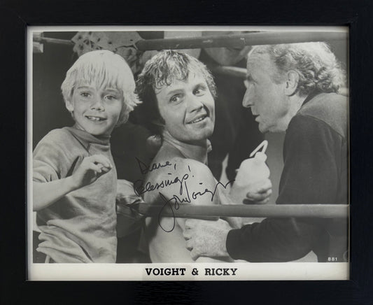 Jon Voight, Hand Signed Framed (25x20cm) 'The Champ' Photo Presentation With COA