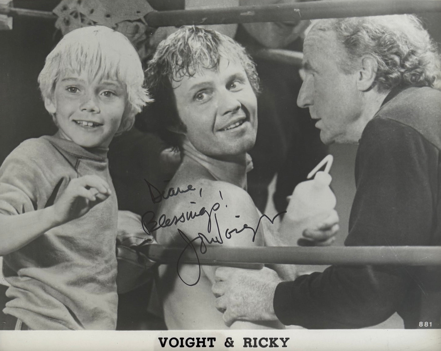 Jon Voight, Hand Signed Framed (25x20cm) 'The Champ' Photo Presentation With COA