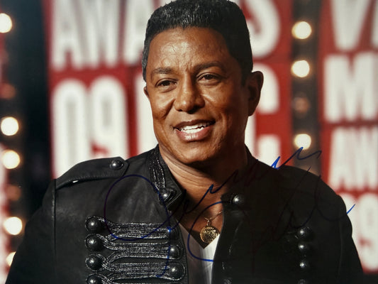 Jermaine Jackson, Singer, Actor, Hand Signed 25cm x 20cm Photo COA