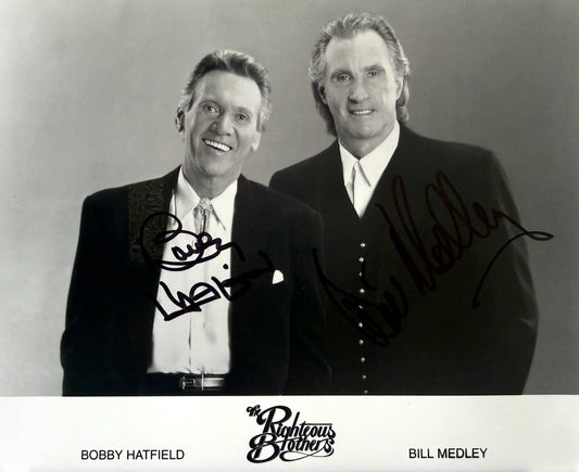 The Righteous Brothers Hand Signed Official Photo & COA