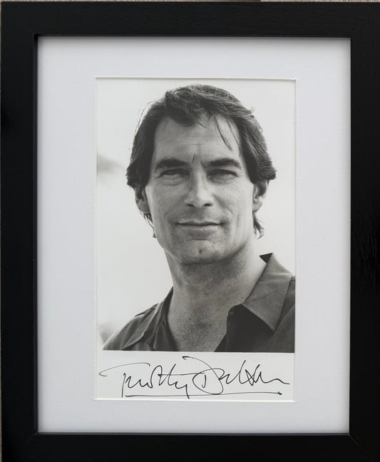 Timothy Dalton, Former James Bond 007, Hand Signed Photo & COA