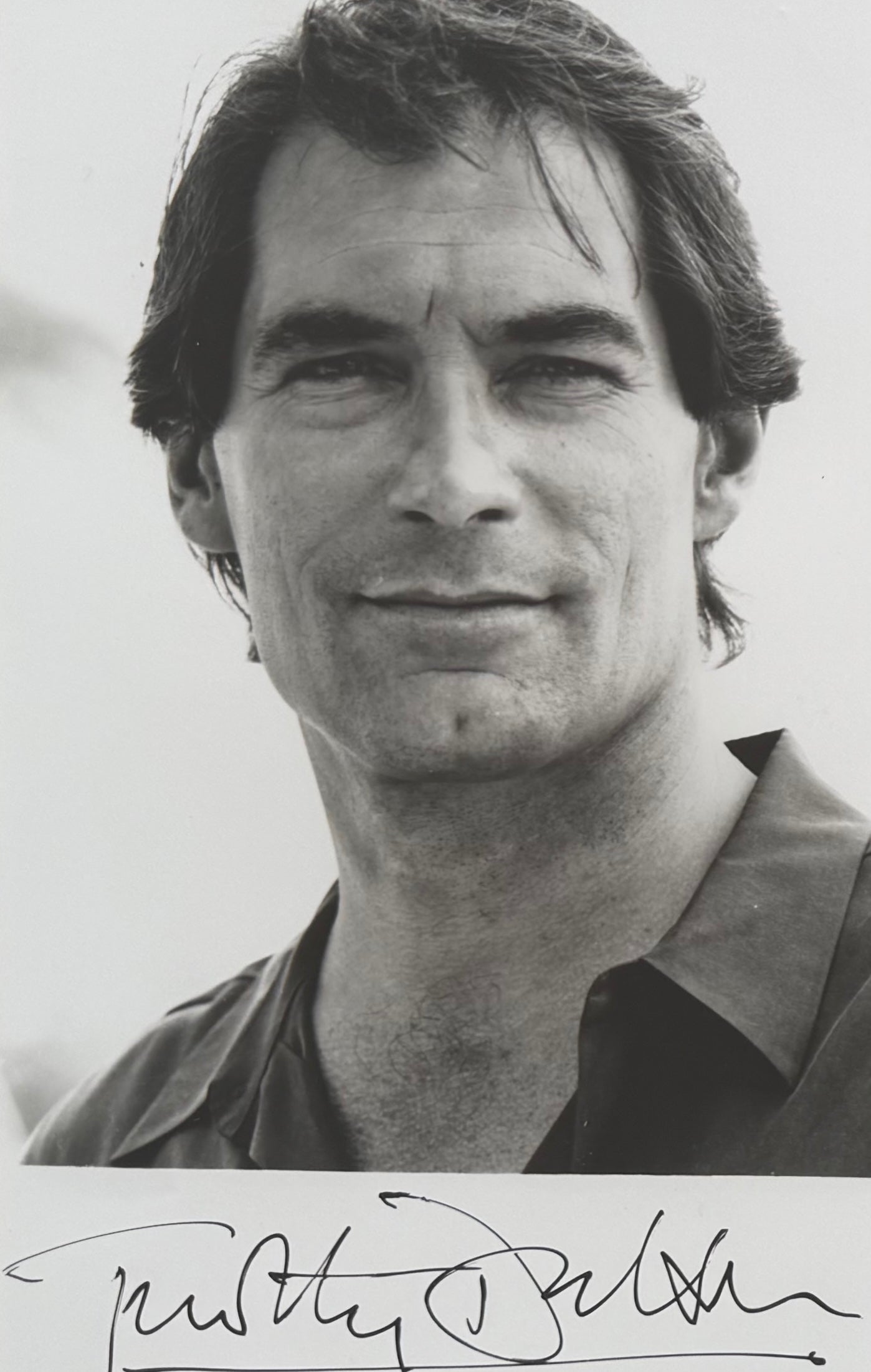 Timothy Dalton, Former James Bond 007, Hand Signed Photo & COA