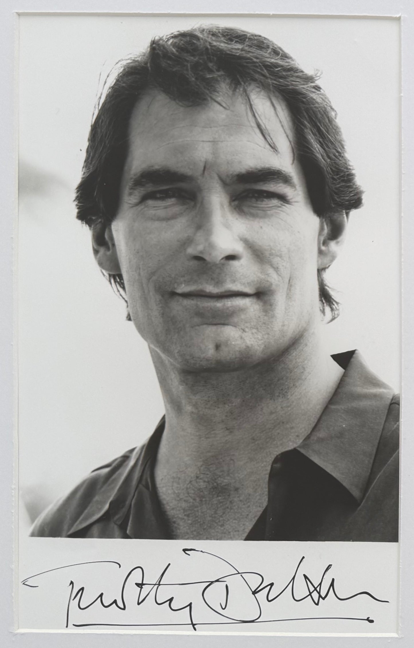 Timothy Dalton, Former James Bond 007, Hand Signed Photo & COA