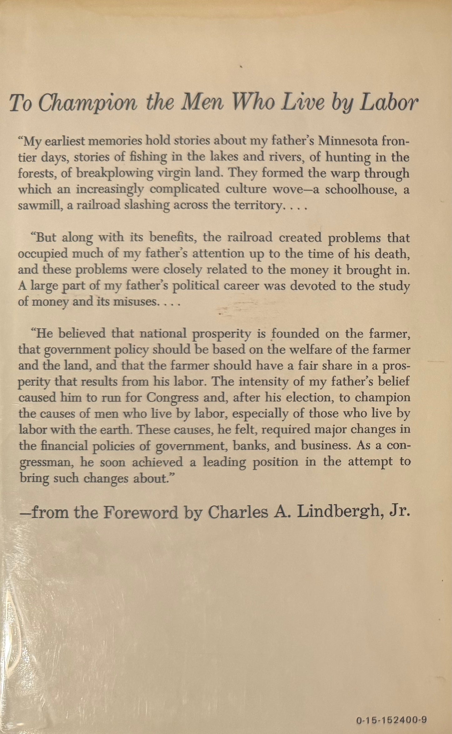 Charles Lindbergh, Guaranteed Hand Signed 'A Political Biography' Book, & PSA DNA COA