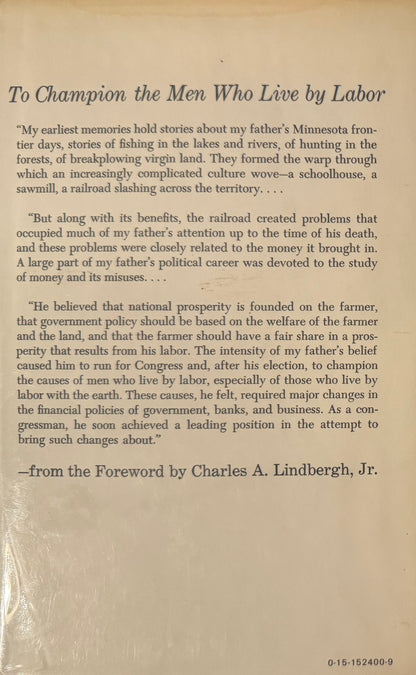 Charles Lindbergh, Guaranteed Hand Signed 'A Political Biography' Book, & PSA DNA COA