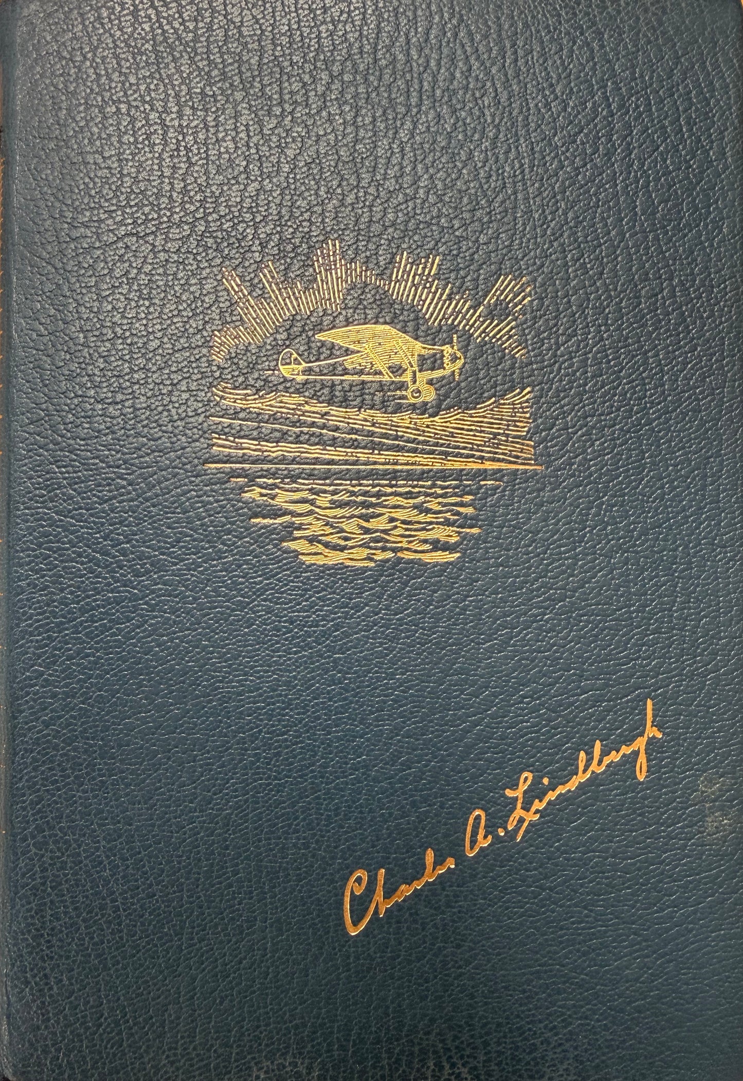 Charles Lindbergh, Guaranteed Hand Signed 'Spirit of St. Louis' Book, & COA