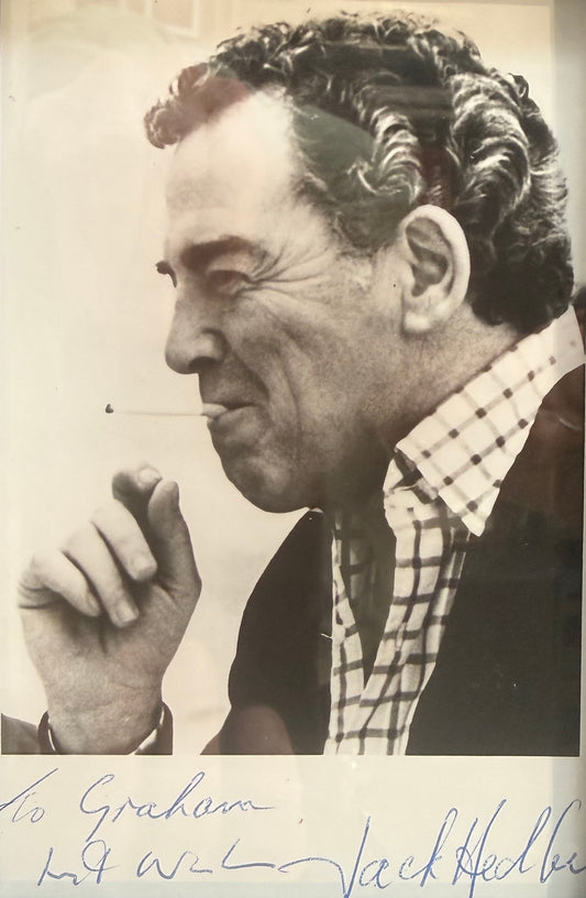 Jack Hedley, Hand Signed Framed Official Publicity Photo With COA