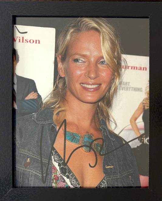 Uma Thurman, Hollywood Actress, Hand Signed Original Photo & UACC COA