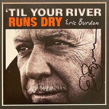 ERIC BURDON, THE ANIMALS, HAND SIGNED CD COVER WITH COA