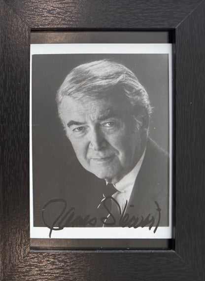 James 'Jimmy' Stewart, Hand Signed Framed Film Photo, 15cm x 10cm, With COA