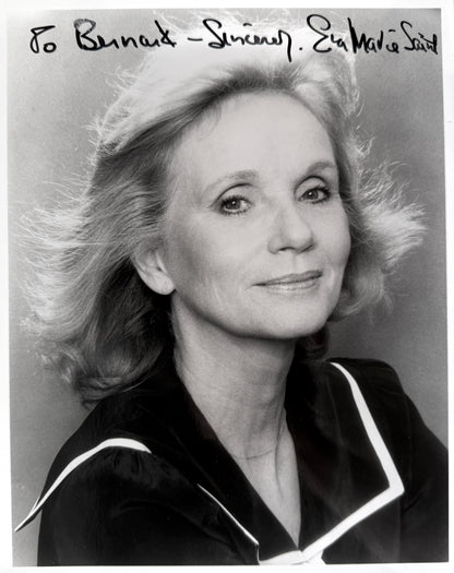 Eva Marie Saint, Hollywood Actress, Hand Signed Original Photo, 25cm x 20cm & COA