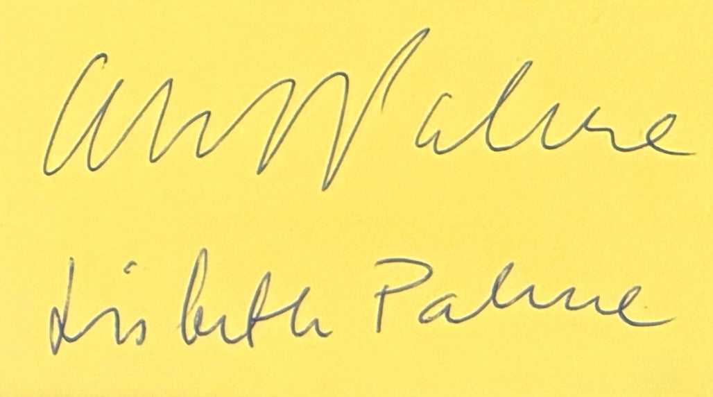 Olof Palme, Assassinated Former Swedish Prime Minister, Hand Signed Card & COA
