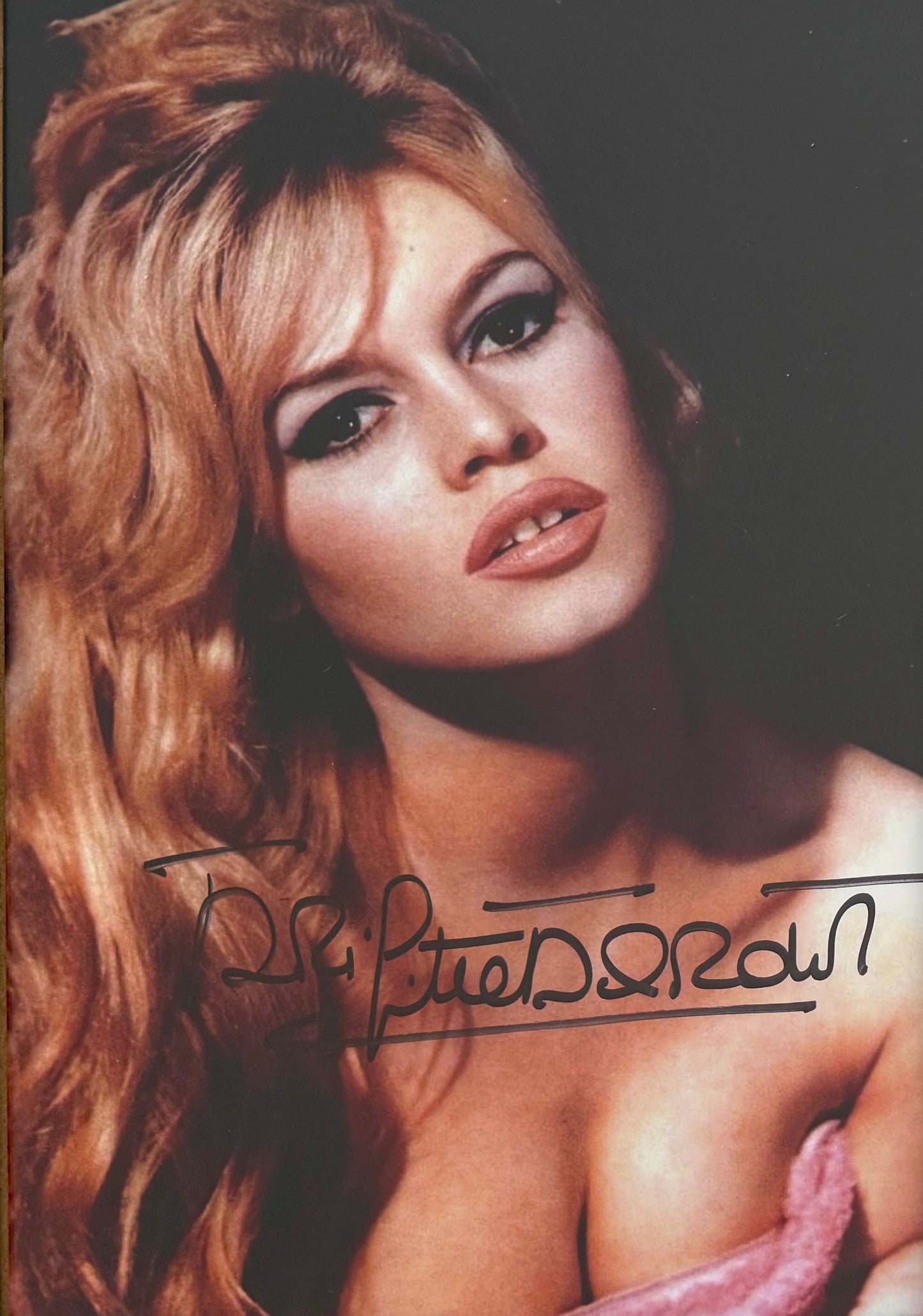 Brigitte Bardot, French Actress, Hand Signed Original Photo & COA