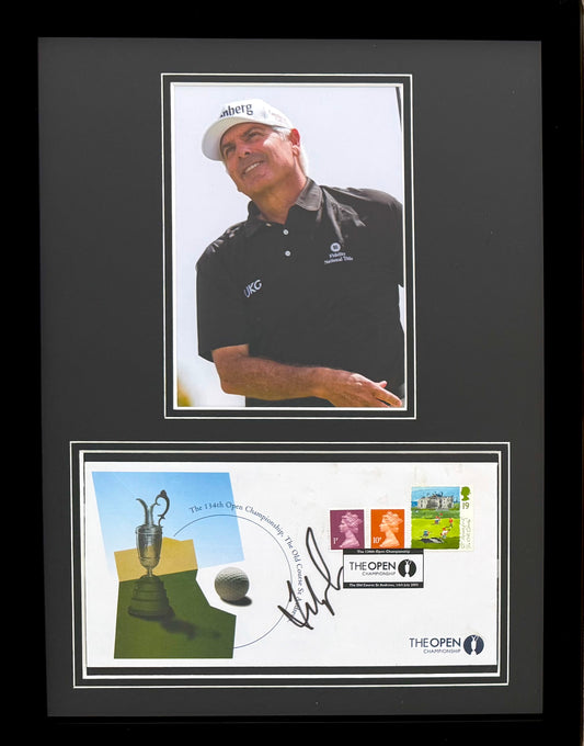 Fred Couples, Golf Legend, Hand Signed First Day Cover FDC 40cm x 30cm Framed With COA