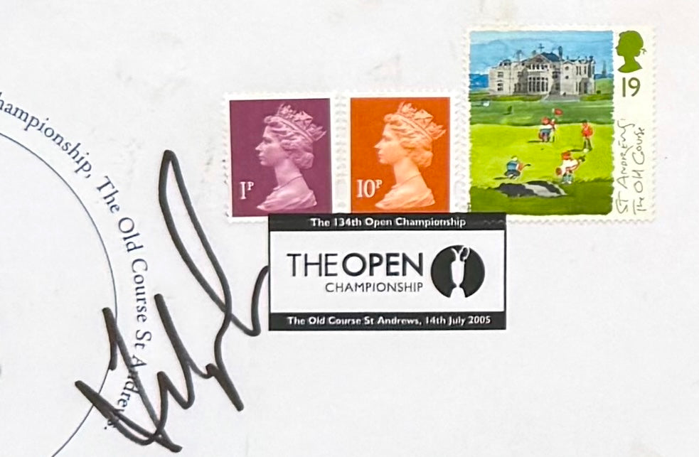 Fred Couples, Golf Legend, Hand Signed First Day Cover FDC 40cm x 30cm Framed With COA