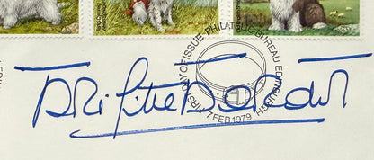 Brigitte Bardot, French Actress, Hand Signed Original FDC, First Day Cover & COA