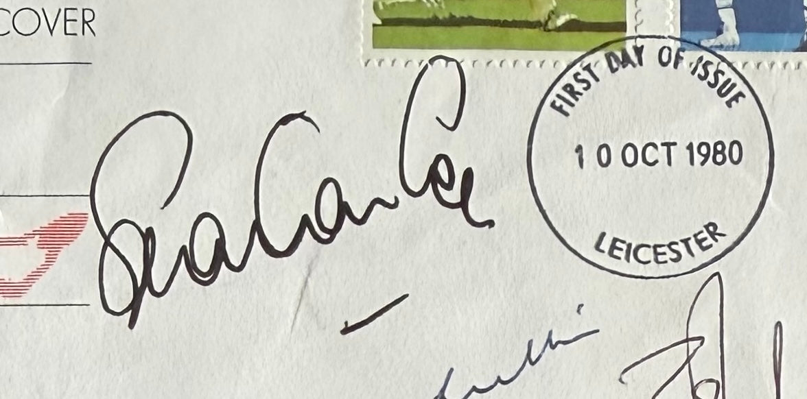 Roger Bannister, Seb Coe, Frank Bruno, Ted Dexter + 1 Hand Signed FDC & COA.