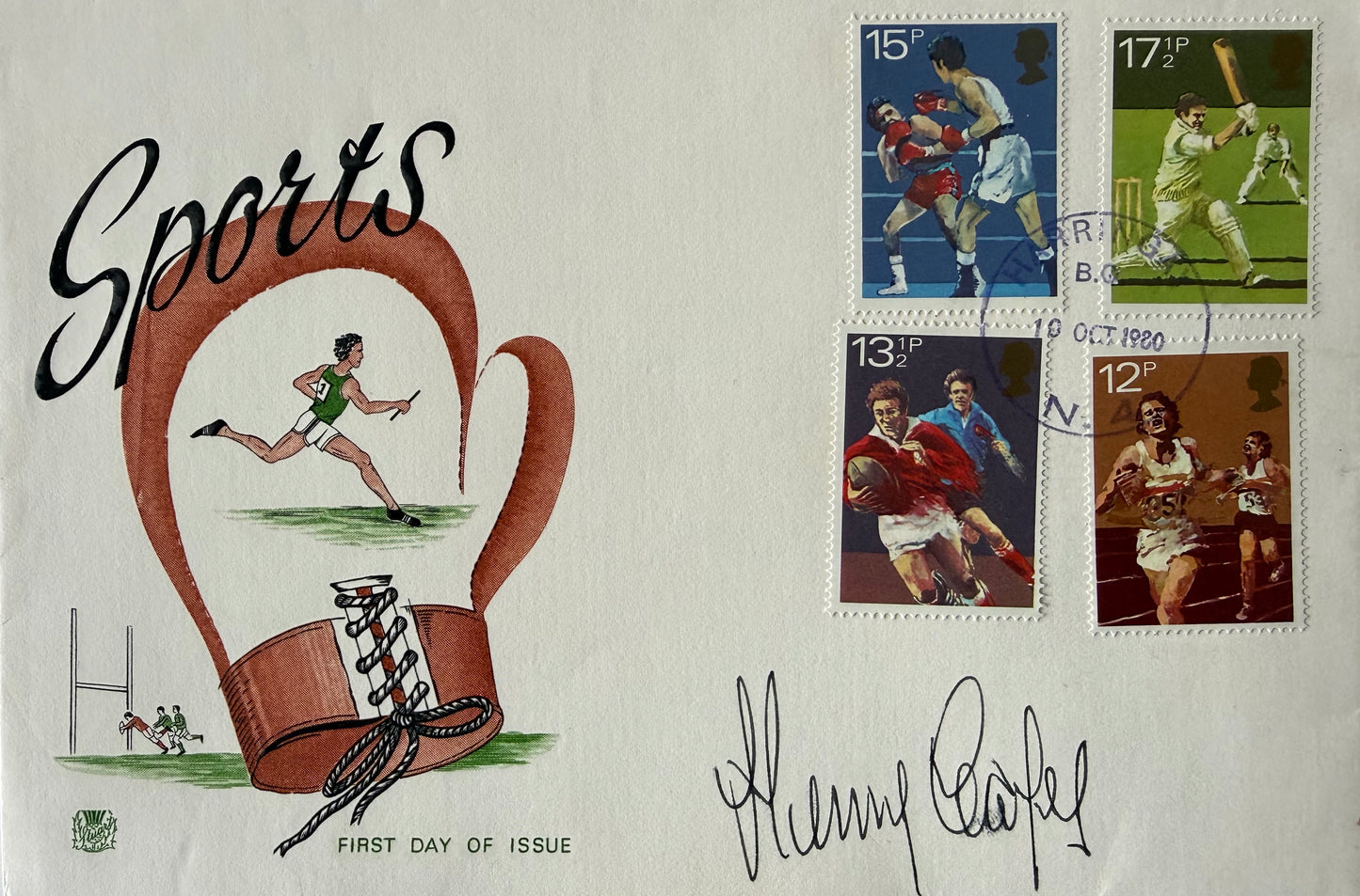Sir Henry Cooper, Boxing Legend, Hand Signed Original FDC, First Day Cover & COA