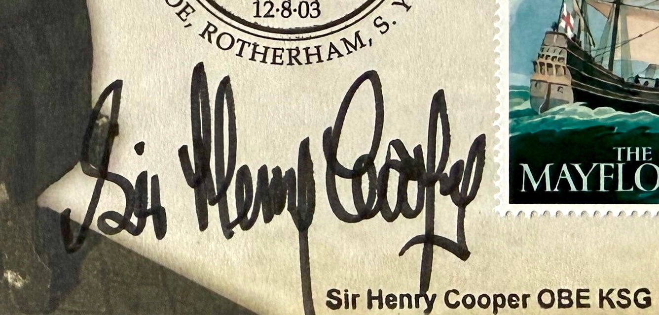 Sir Henry Cooper, Boxing Legend, Hand Signed Original FDC, First Day Cover & COA