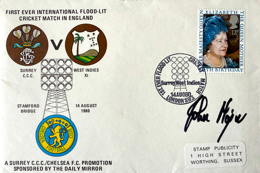 John Major, Former British Prime Minister, Hand Signed 'Surrey County Cricket Club' FDC With COA
