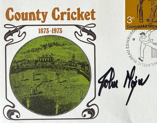 John Major, Former British Prime Minister, Hand Signed 'County Cricket' FDC With COA