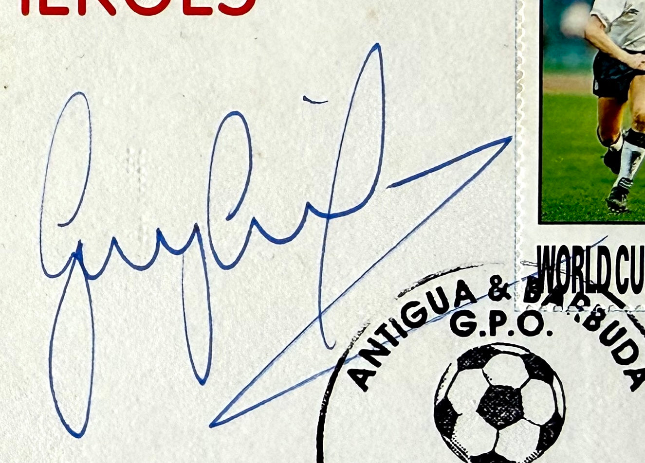 Gary Lineker, England, Spurs, Everton, Barcelona Legend, Hand Signed FDC & COA