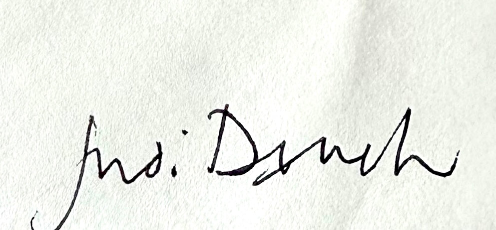 Dame Judi Dench & George Cole, Super Rare Hand Signed FDC & COA