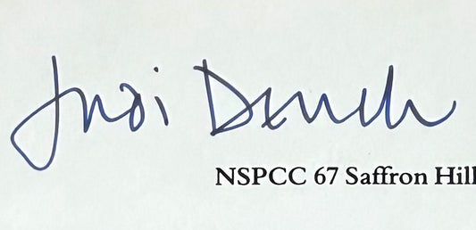 Dame Judi Dench, 007 'M' James Bond Actress, Hand Signed FDC & COA