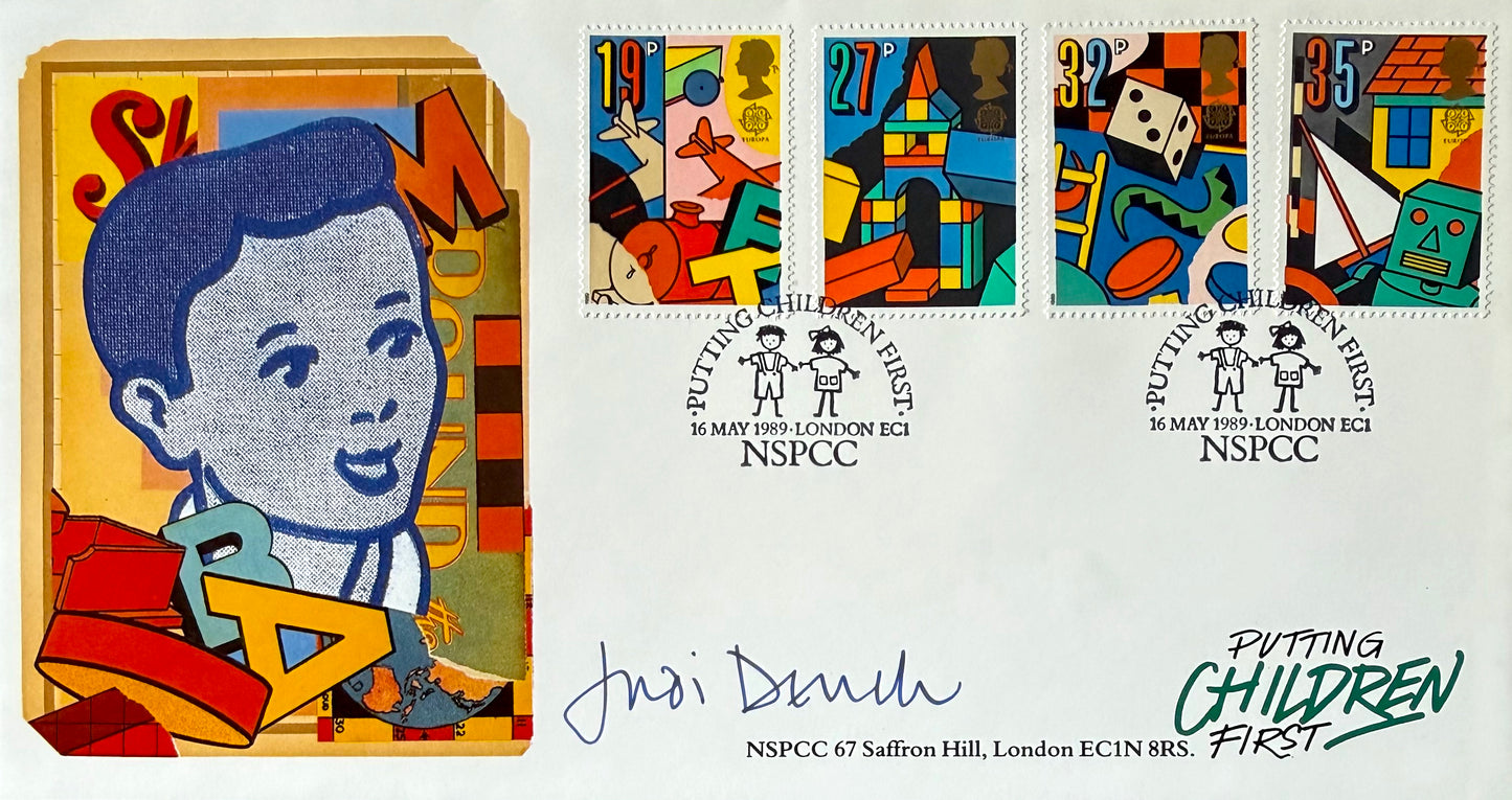 Dame Judi Dench, 007 'M' James Bond Actress, Hand Signed FDC & COA