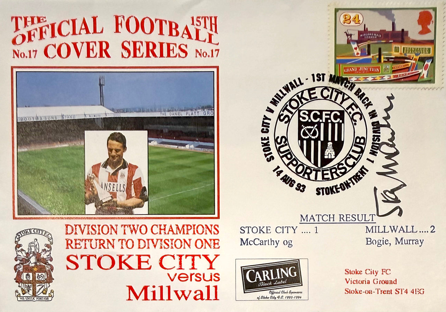 Stanley Matthews, Stoke, Blackpool, England Legend, Hand Signed First Day Cover, FDC & COA