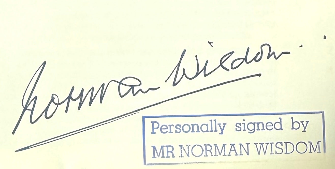 Sir Norman Wisdom, SUPER RARE Hand Signed Limited Edition (4/20) First Day Cover FDC & COA