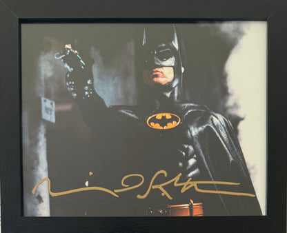 Michael Keaton, Hand Signed 'Batman' Framed 25cm x 20cm Photo & COA