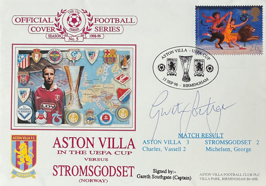 Gareth Southgate, England Football Legend, Hand Signed First Day Cover, FDC & COA