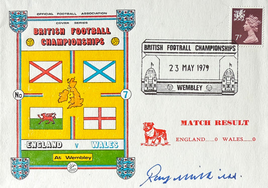 Ray Wilkins, Chelsea, Manchester United, England Legend, Hand Signed First Day Cover, FDC & COA