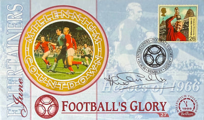 Jack Charlton, England Football Legend, Hand Signed First Day Cover, FDC & COA