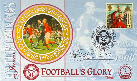 Jack Charlton, England Football Legend, Hand Signed First Day Cover, FDC & COA