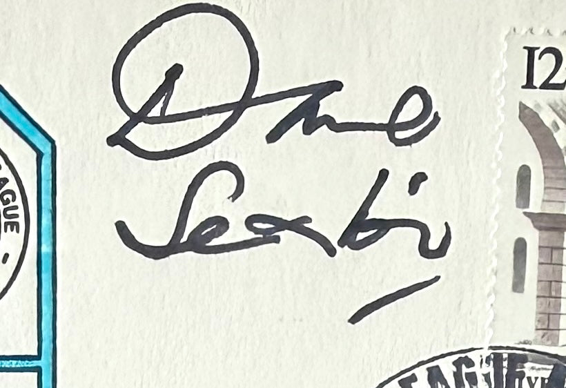 Dave Sexton, Chelsea, Manchester United, England Legend, Hand Signed First Day Cover, FDC & COA