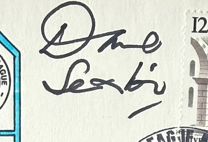 Dave Sexton, Chelsea, Manchester United, England Legend, Hand Signed First Day Cover, FDC & COA