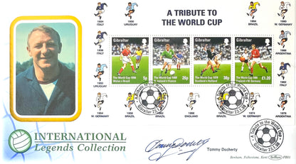 Tommy Docherty, Manchester United, Scotland Football Legend, Hand Signed First Day Cover, FDC & COA