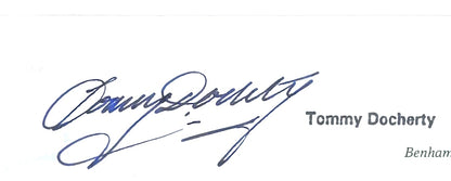Tommy Docherty, Manchester United, Scotland Football Legend, Hand Signed First Day Cover, FDC & COA