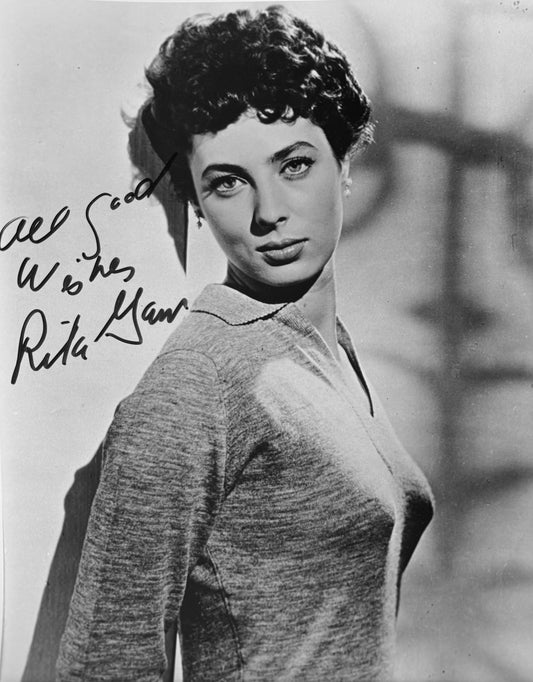 Rita Gam, Hand Signed Original 25cm x 20cm Film Photo With COA