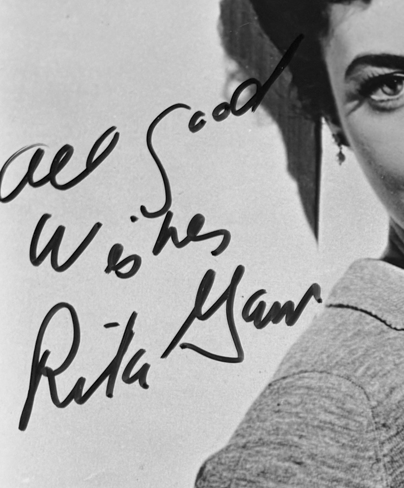 Rita Gam, Hand Signed Original 25cm x 20cm Film Photo With COA